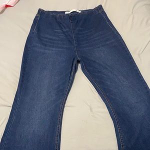 Pull on flare jeans